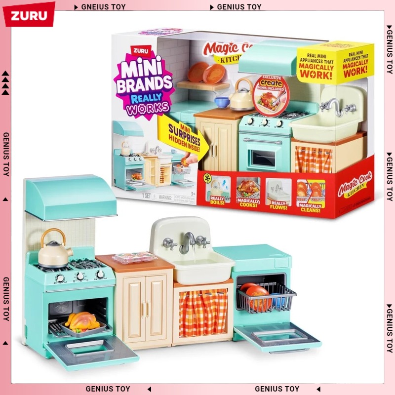 Kitchen Appliances Gift - Zuru Mini Markalar Sihirli Aşçı Mutfak