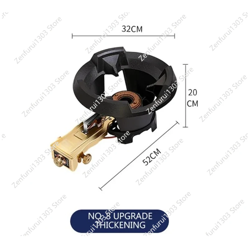 Kitchen Appliances Gas Stove - Ticari Güçlü Ateşli Gazlı Ocak Tekli