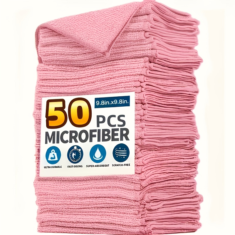Kitchen Appliances Home - 1-50 adet açık pembe mikrofiber mutfak