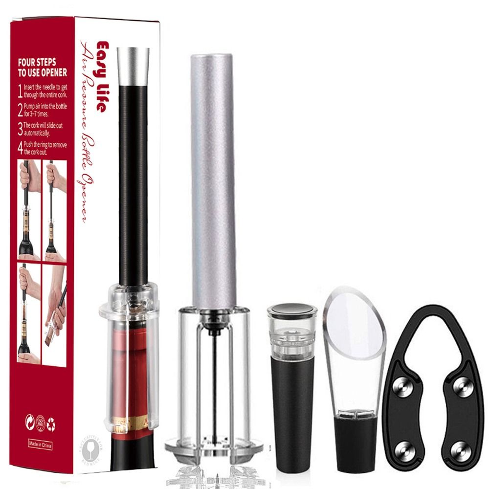 Kitchen Appliances Gift - Bar Aksesuarları Şarap Şişesi Açacağı Seti