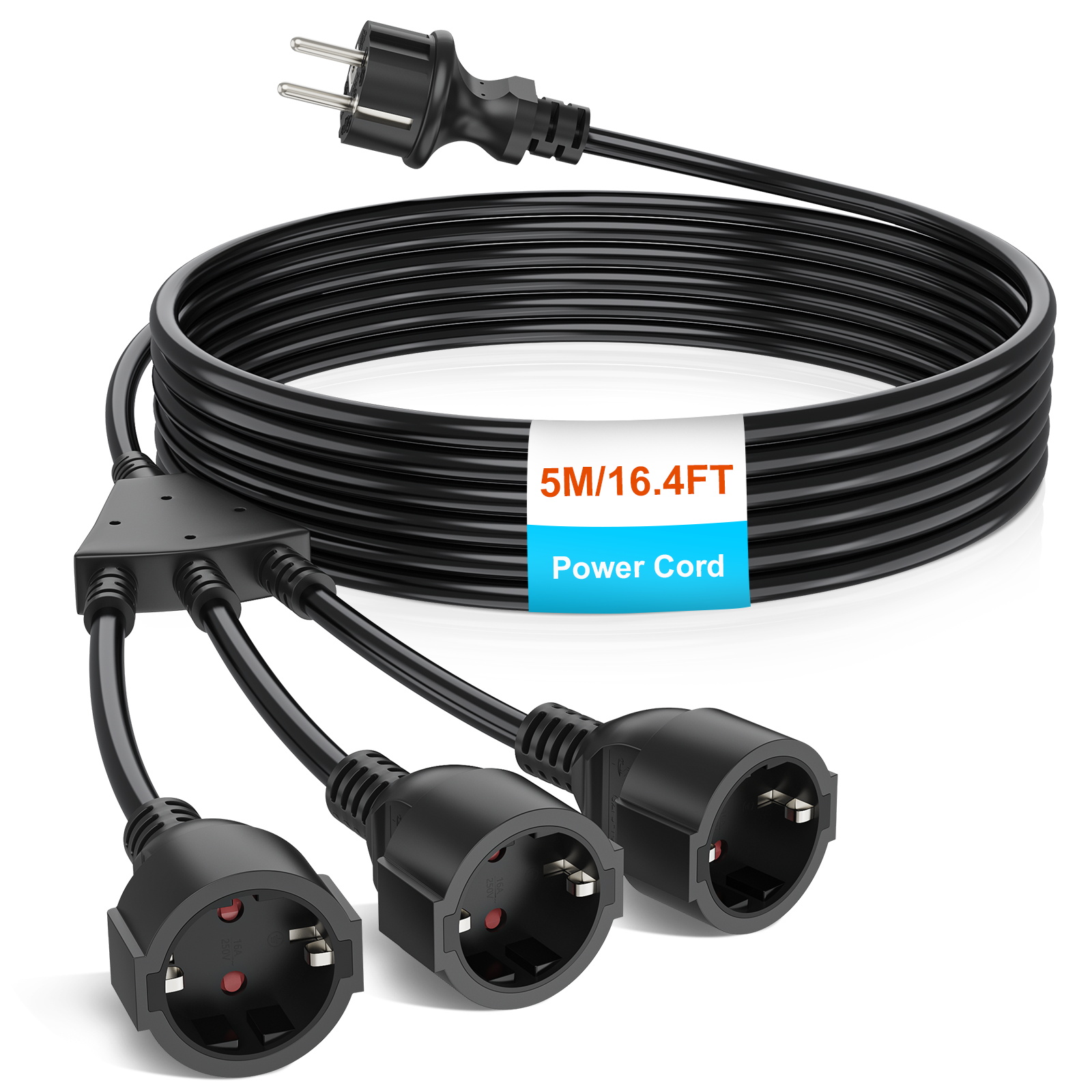 Kitchen Appliances Extension Cord - Eu Çekme Halkalı Priz Uzatma Kablosu