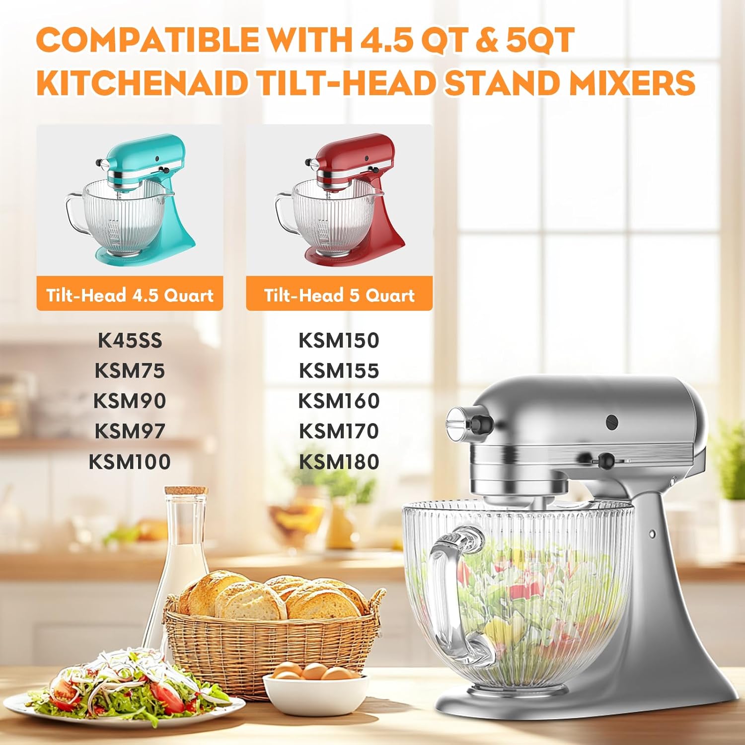 Kitchenaid Mikser için GVODE C - Stand Mixer Bowl incelemesi ve fiyatı